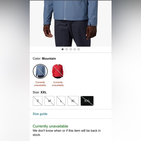 Columbia Bradley Peak Rain Jacket - Picture 5 of 16